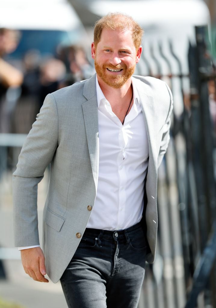 El príncipe Harry durante su visita al Reino Unido este septiembre de 2025.