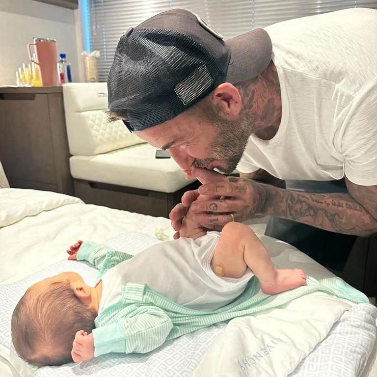 Marc Anthony y David Beckham