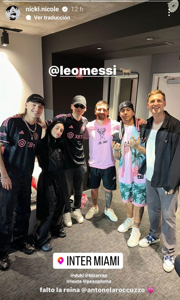 Peso Pluma, Nicki Nicole, Bizarrap, Messi y Duki