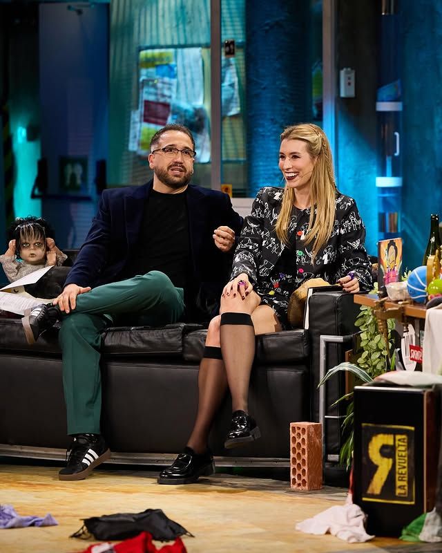 Aníbal Gómez y Eva Soriano en 'La Revuelta'