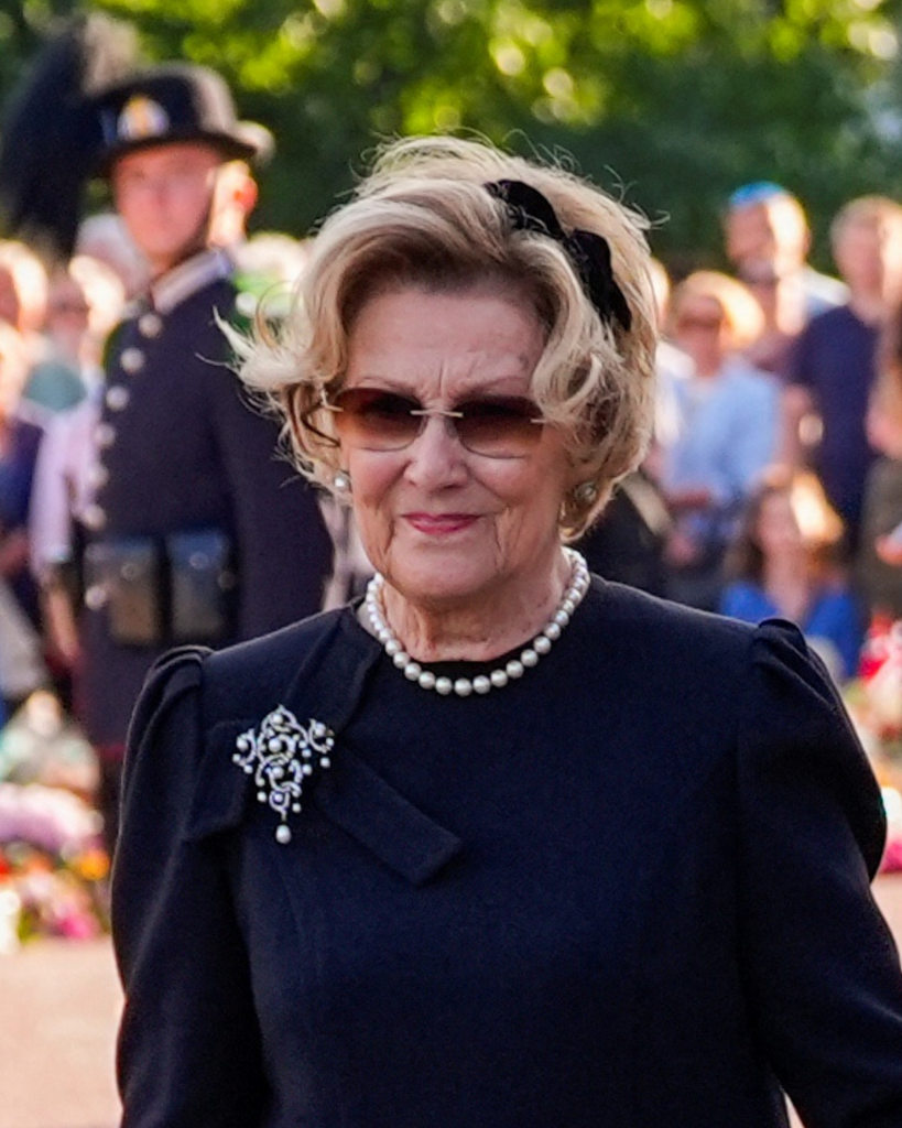 La reina Sonia ha querido ser testigos de los homenajes a su marido el rey Harald