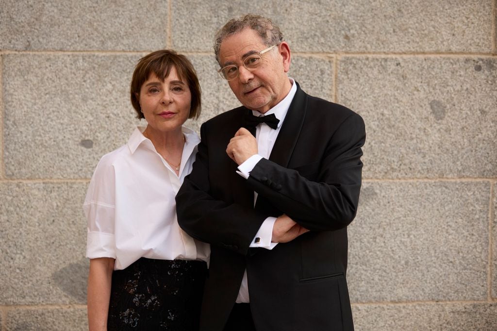 Roberto Verino y su  esposa, María del Valle, responsable de la línea de mujer de la firma