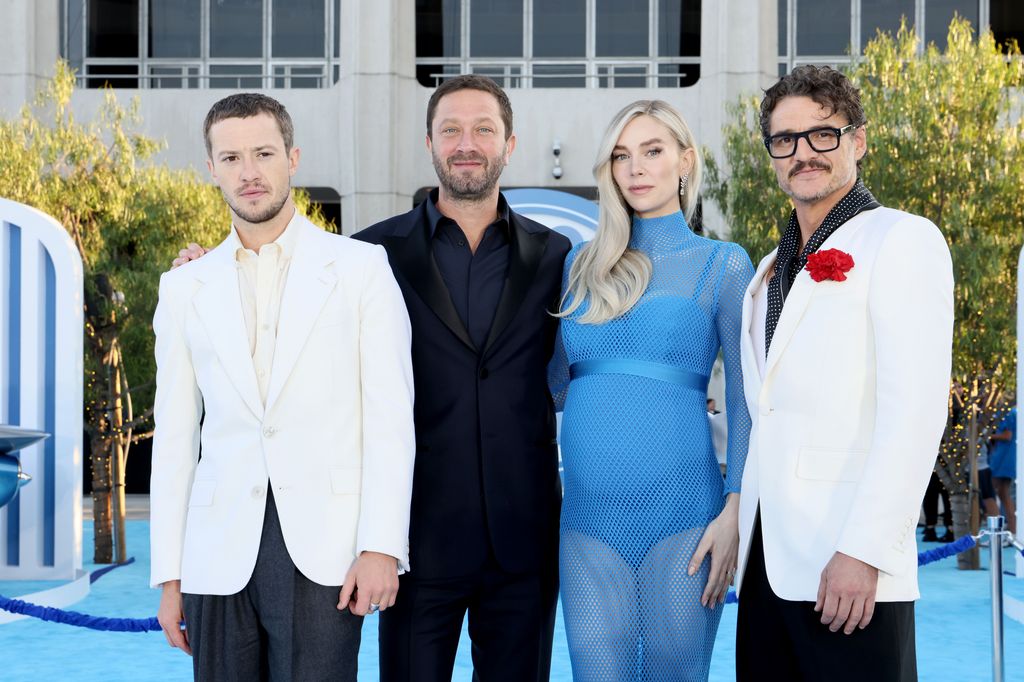 Joseph Quinn, Ebon Moss-Bachrach, Vanessa Kirby y Pedro Pascal 