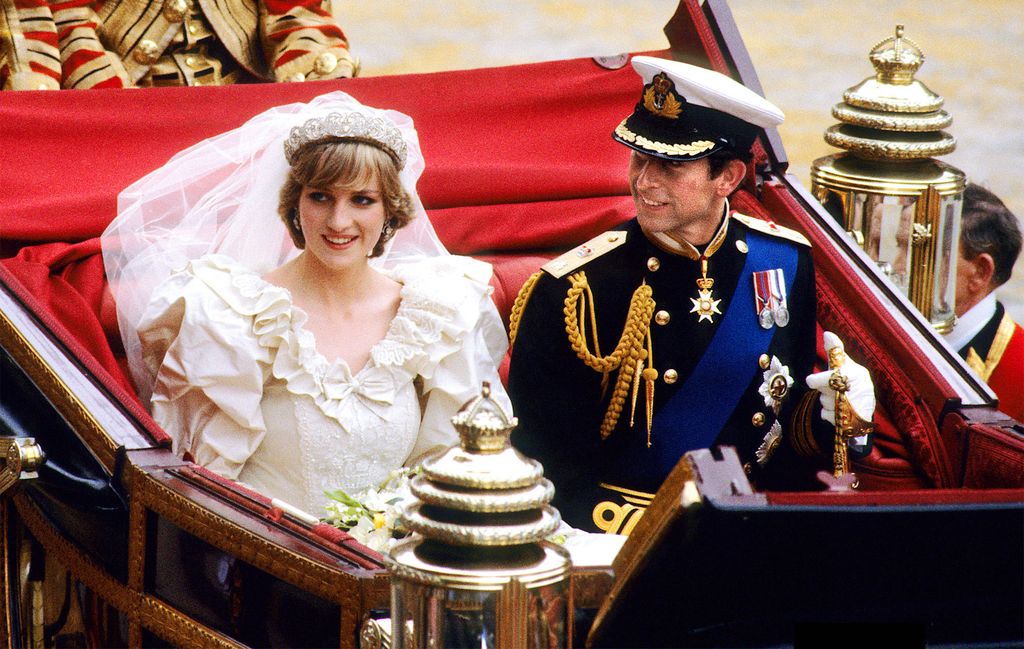 Plano medio de la Boda de Carlos de Inglaterra y Diana de Gales