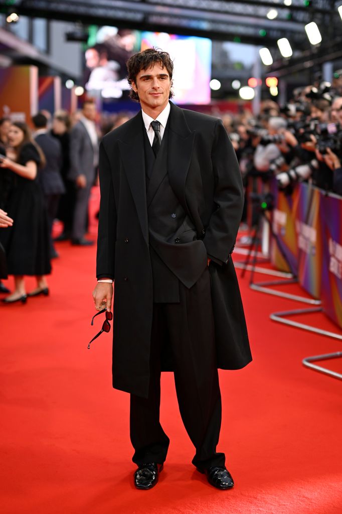 Jacob Elordi en Londres, en 2025, presentando Frankenstein