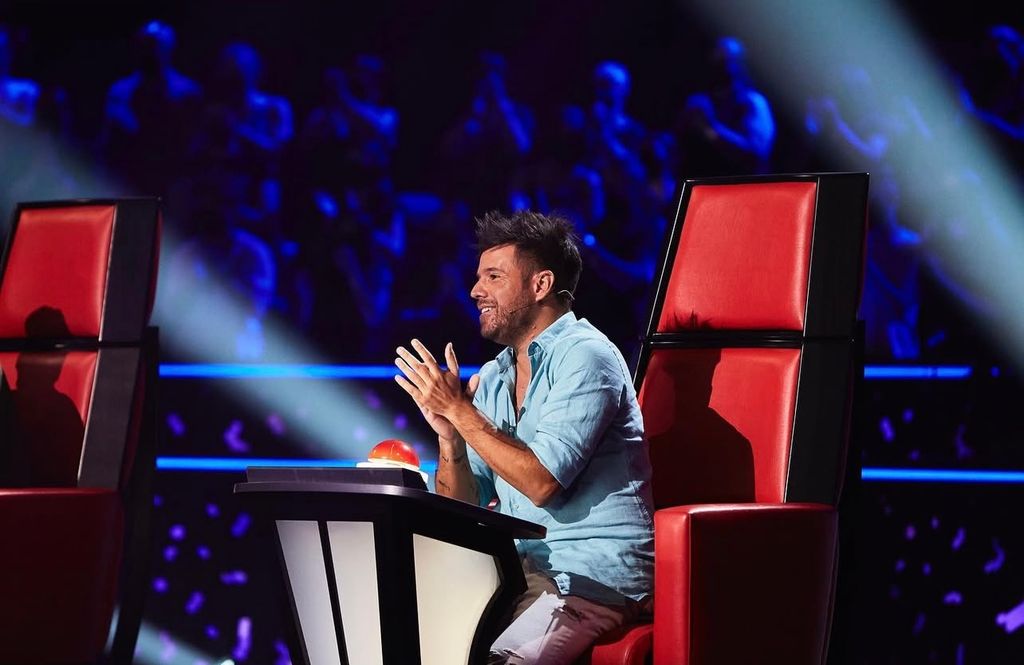 Pablo Lopez como coach en La Voz kids