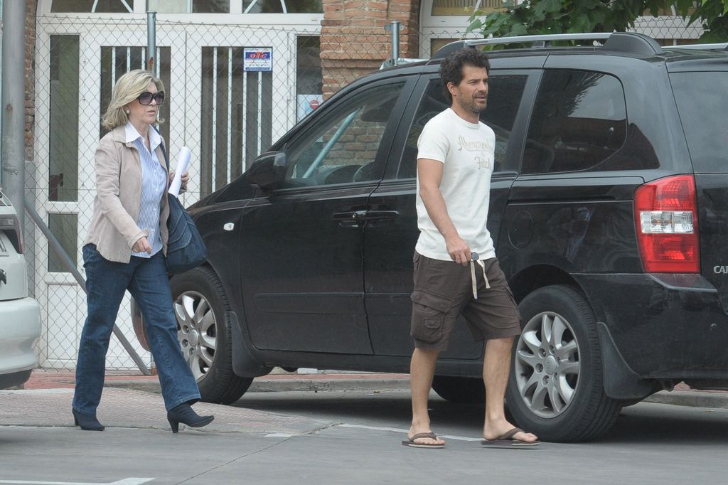 Rodolfo Sancho con su madre, Noela Aguirre, en el año 2011