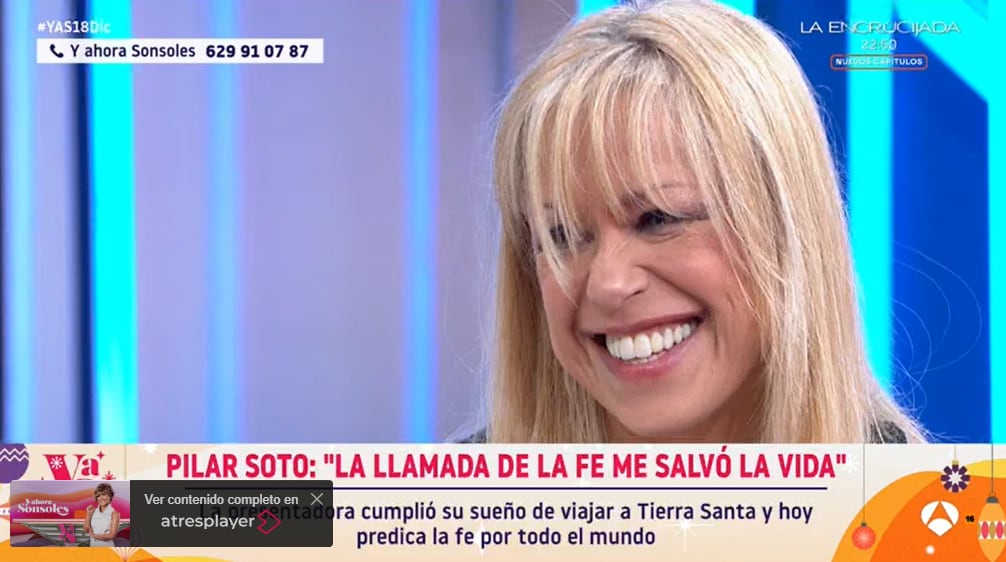 Pilar Soto en Y ahora Sonsoles