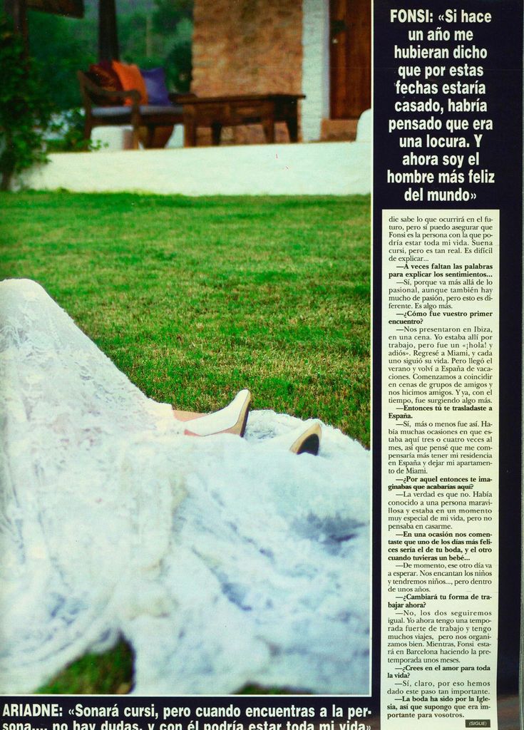 Ariadne Artiles y Fonsi Nieto HOLA PLUS