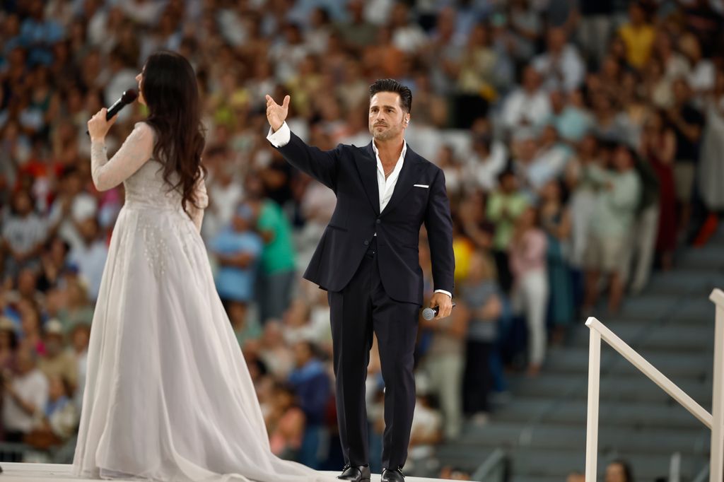 David Bustamante junto a Diana Navarro
