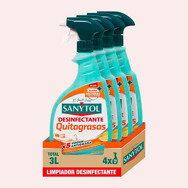 Sanytol Limpiador Desinfectante Quitagrasas 