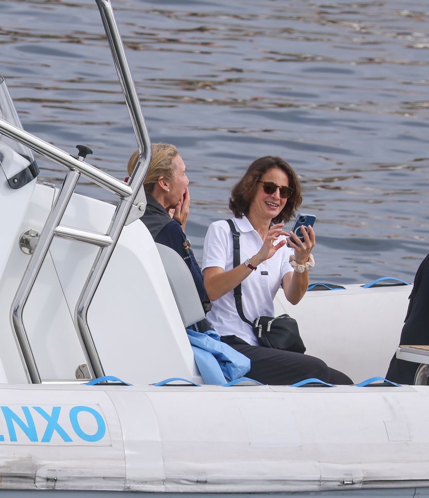 Infanta Elena de Borbon y Laurence Debray 