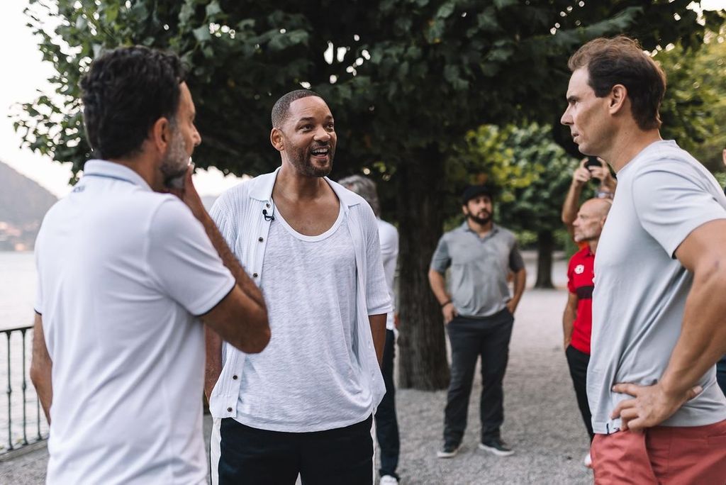 Rafa Nadal y Will Smith