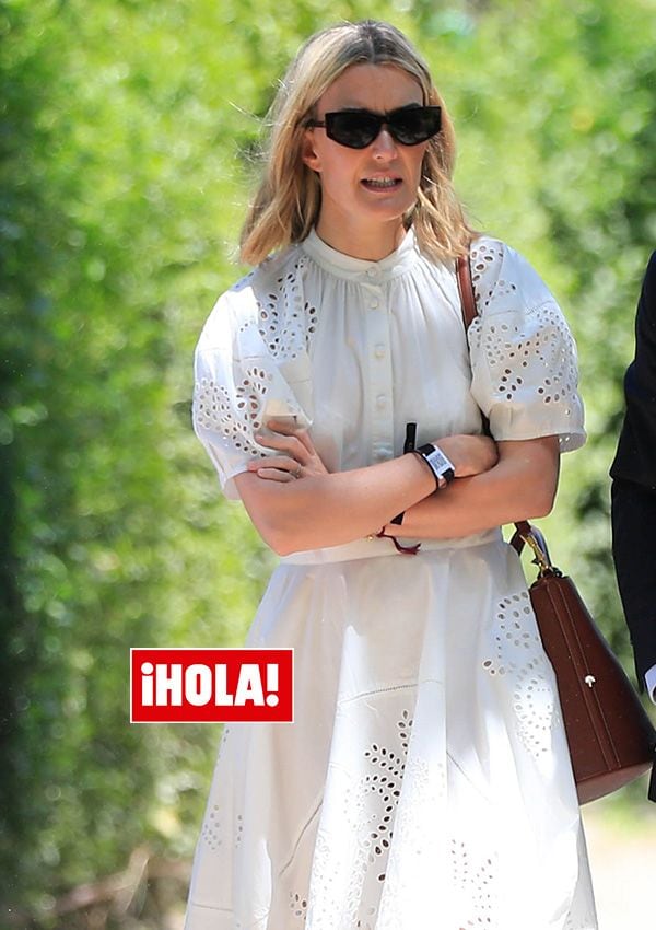 Marta Ortega escoge el vestido blanco más elegante que hay a la venta en Zara para ir a la hípica