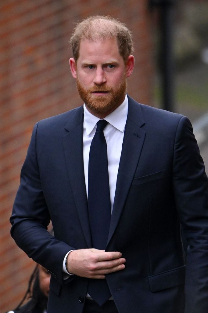 El príncipe Harry ha su llegada al Tribunal Superior de Londres