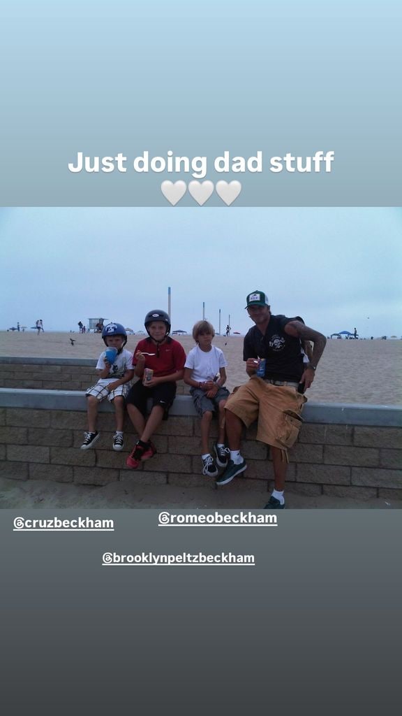  El desgarrador mensaje de David Beckham a su hijo Brooklyn en el Día del Padre: “Te amo”