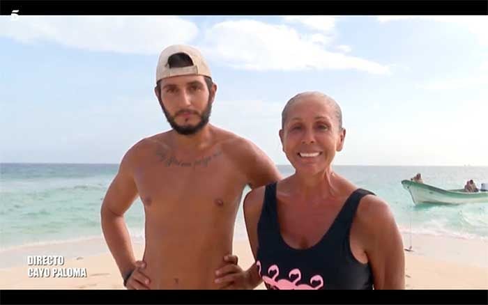 Isabel Pantoja y Omar Montes en Cayo Paloma