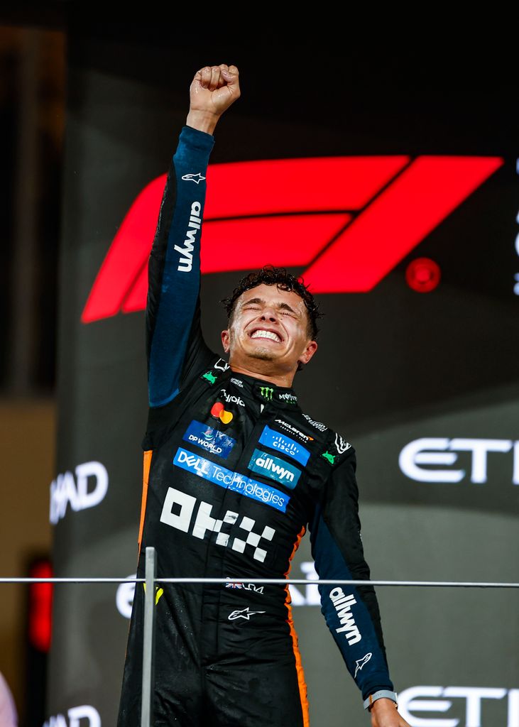 Lando Norris, tras proclamarse campeón del mundo d Fórmula 1