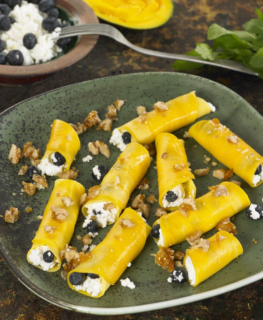 Canelones de mango. 