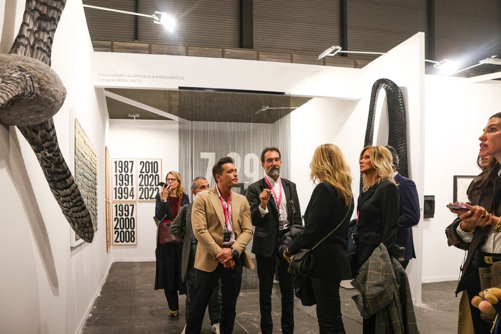 Susanna Griso y Luís Enríquez Nistal en ARCOmadrid