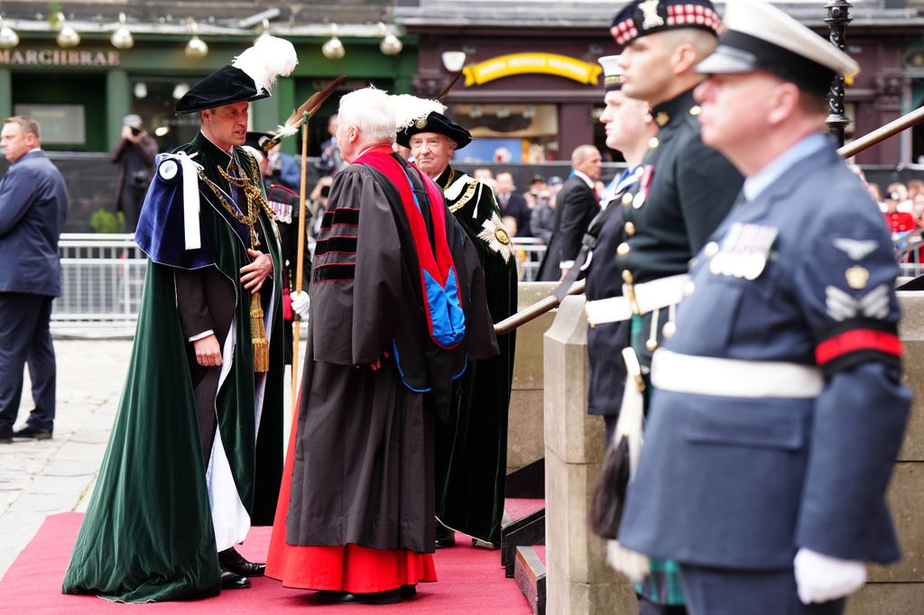 El príncipe Guillermo en Escocia