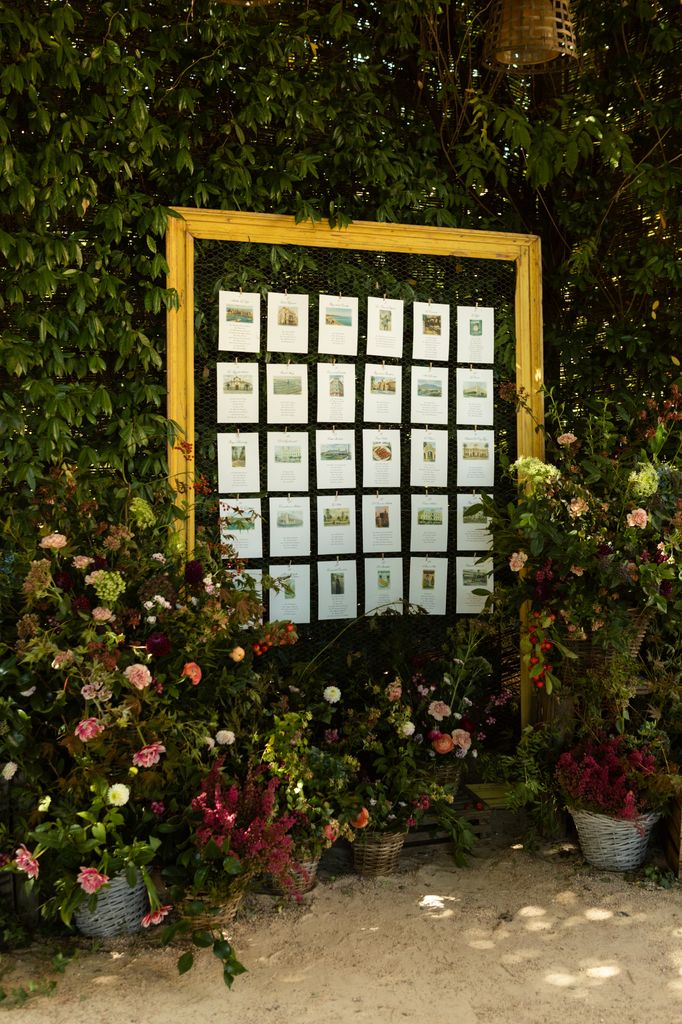 Seating plan de boda
