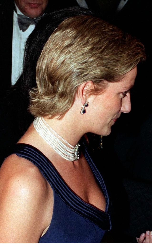 La princesa Diana con su nuevo corte de pelo en el Lincoln Center