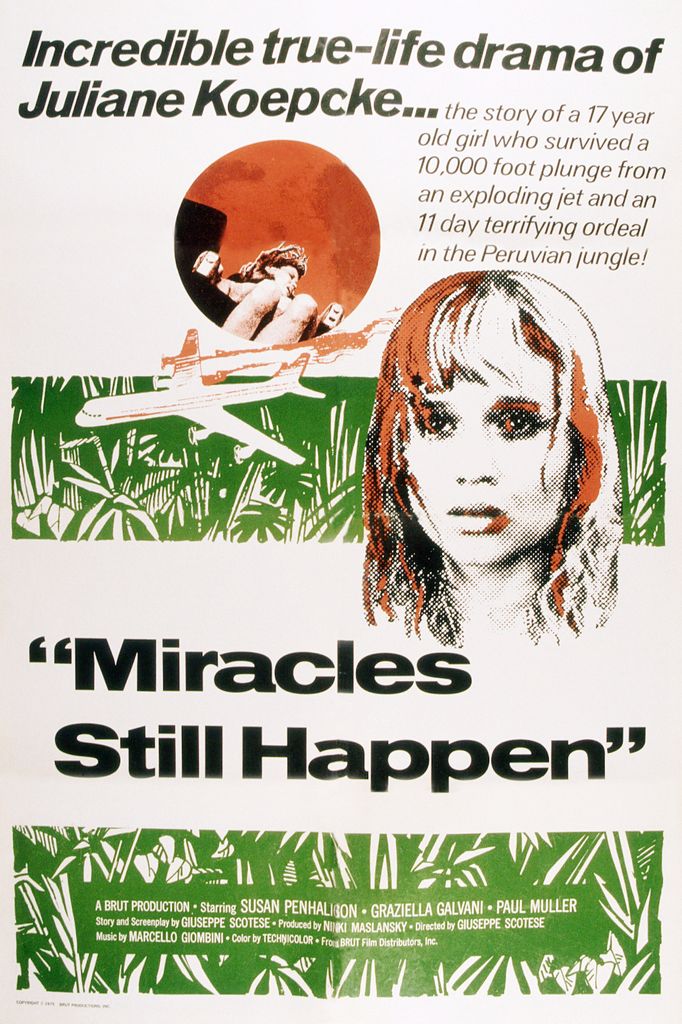 La película 'Miracles Still Happen' (1974) llevó al cine la increíble historia real de Juliane Koepcke