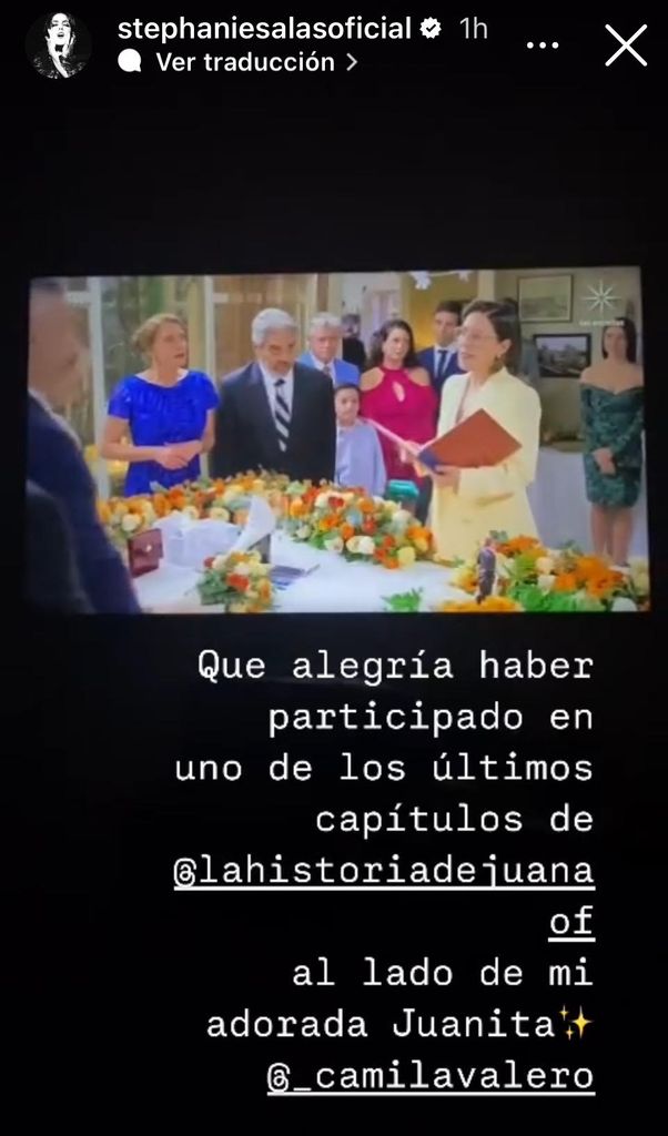Stephanie Salas en 'La Historia de Juana'