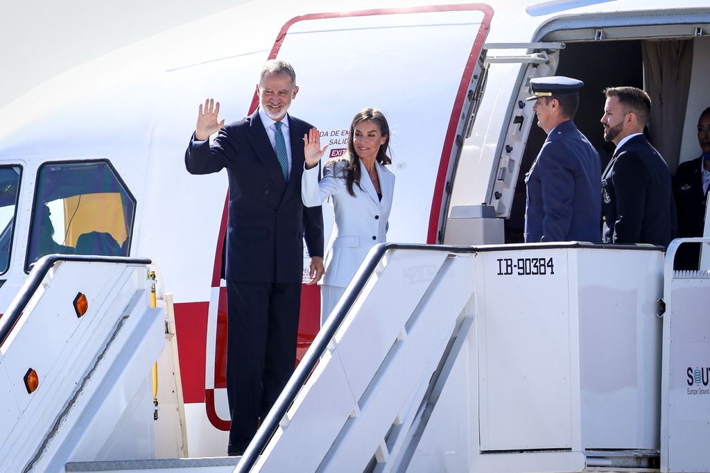 Los reyes Felipe y Letizia en 2025 rumbo a Egipto