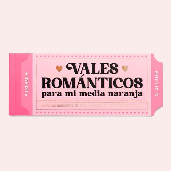 Legami Bloque de 24 Cupones Vales Románticos