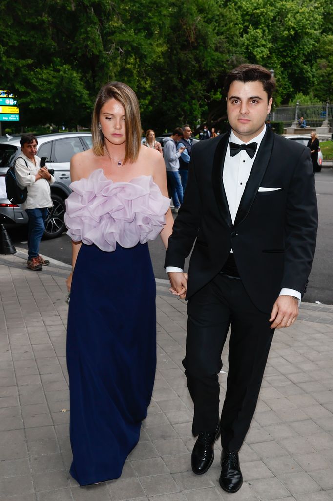 Irene Matamoros en la boda de su padre, Kiko Matamoros en Madrid en junio de 2023
