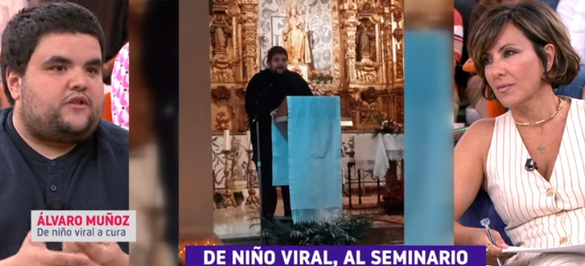 Álvaro está en el seminario porque quiere ser sacerdote