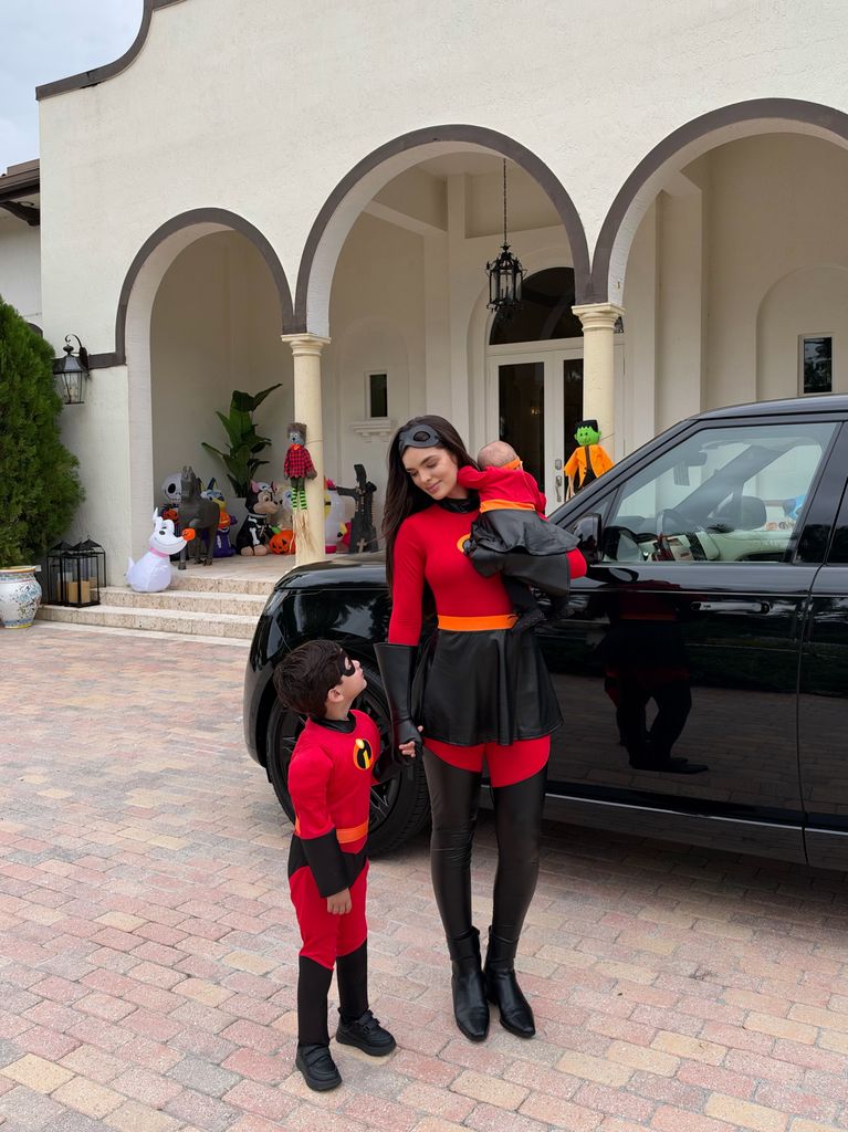 Para Nadia Ferreira este Halloween es diferente, pues es el primero como mamá de dos.