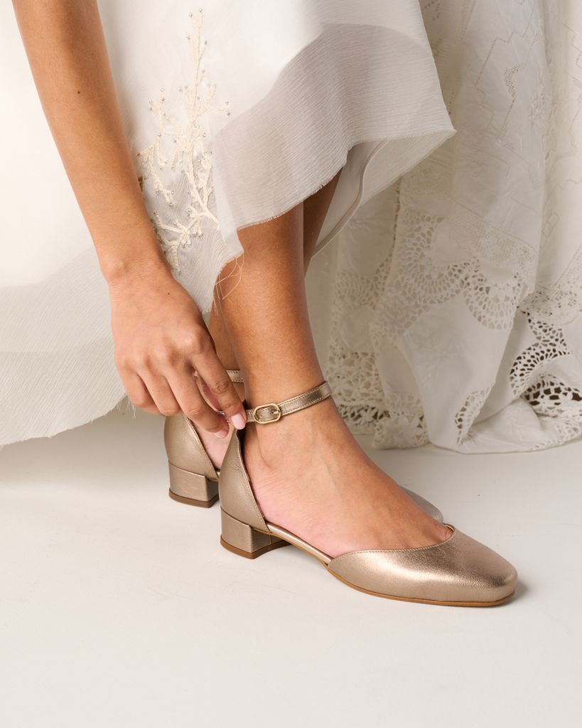 Zapatos cómodos para novias Monpiel