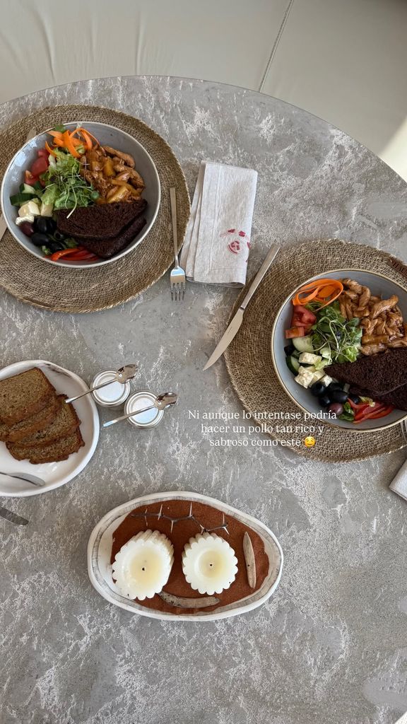 La primera comida de Melyssa y Mario en Namibia