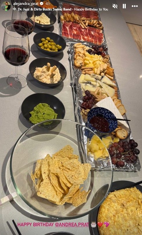 Alejandra Prat ha compartido algunos de los platos de comida que han disfrutado