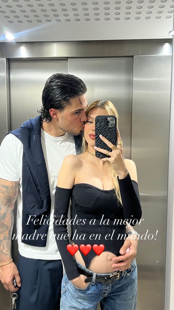 La felicitación de Carlo a Alejandra en sus redes sociales