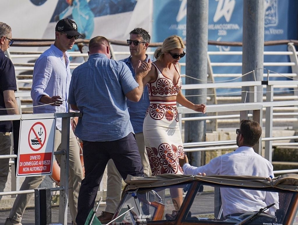 Ivanka Trump llega a Venecia por la boda de Jeff Bezos