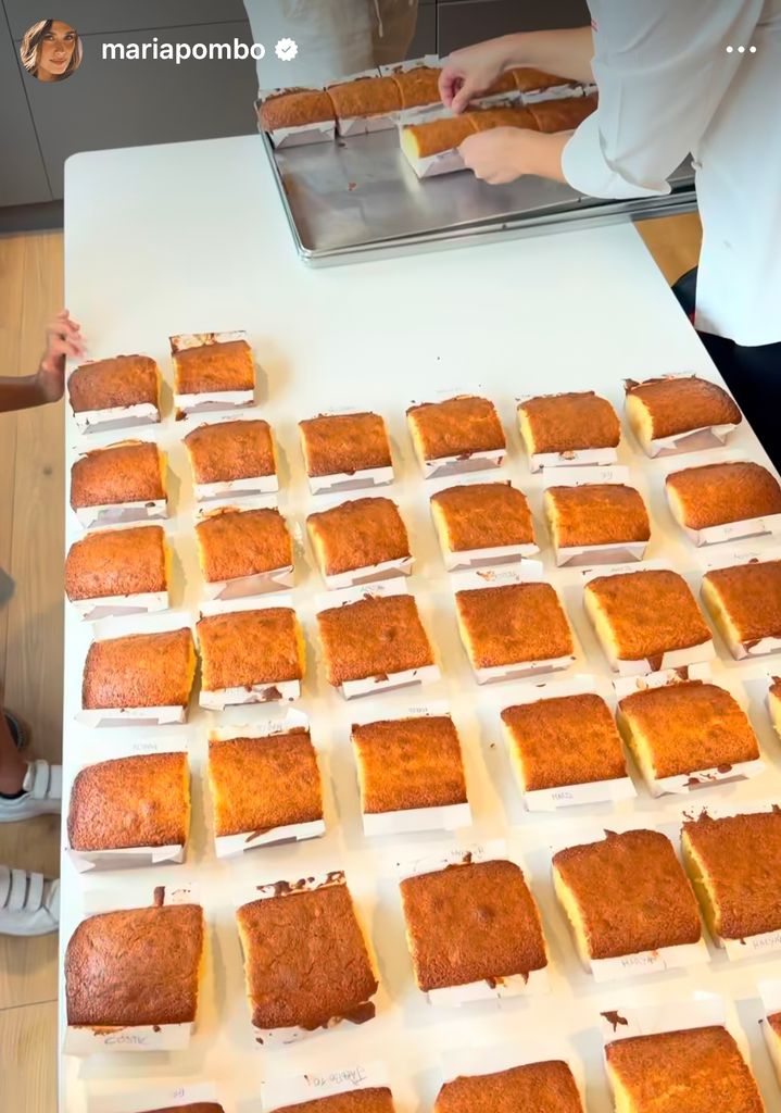 Los sobaos, recién salidos del horno