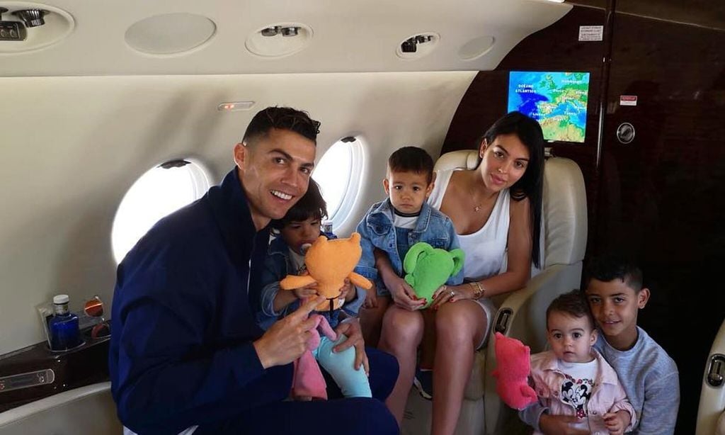 Cristiano Ronaldo y su familia