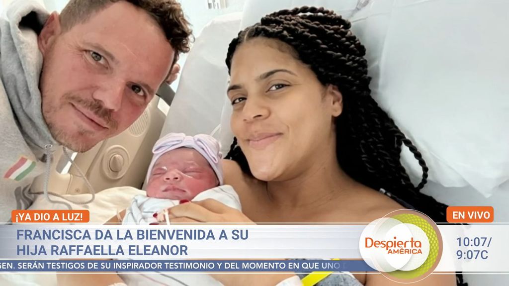 Francisca y Francesco Zampogna están felices con la llegada de su hija