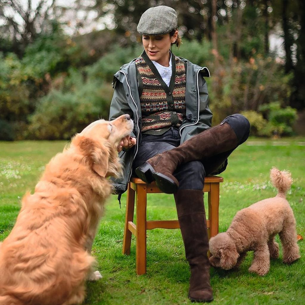 Tamara Falcó con sus perros