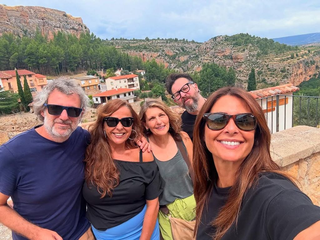 Nuria Roca, de vacaciones con sus amigos