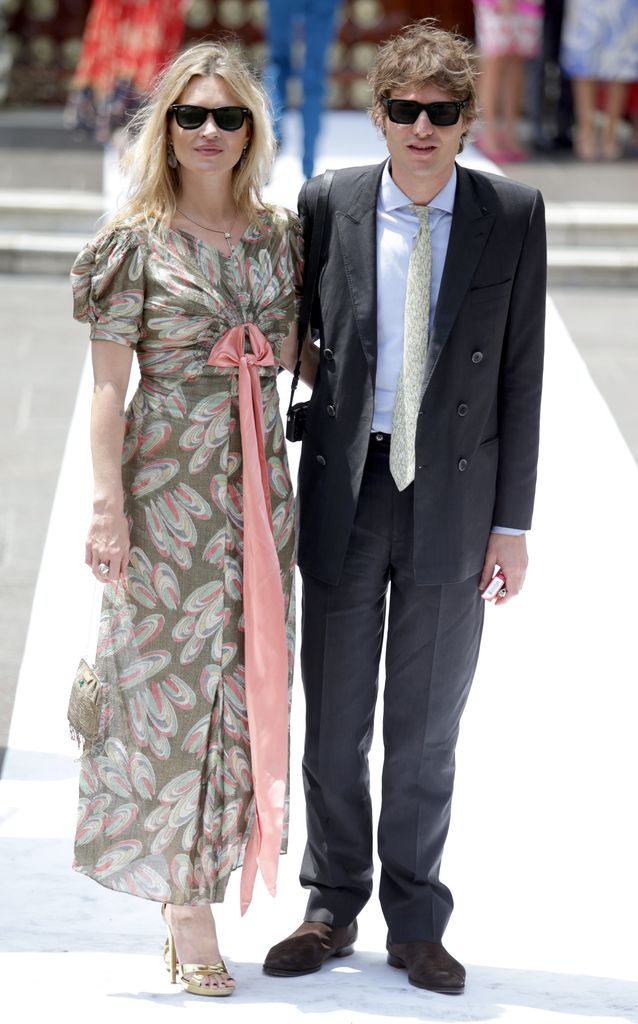 Kate Moss y Nikolai Von Bismarck en la boda de Sassa de Osma