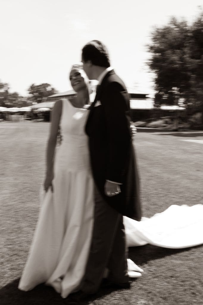 Look de novia de lino