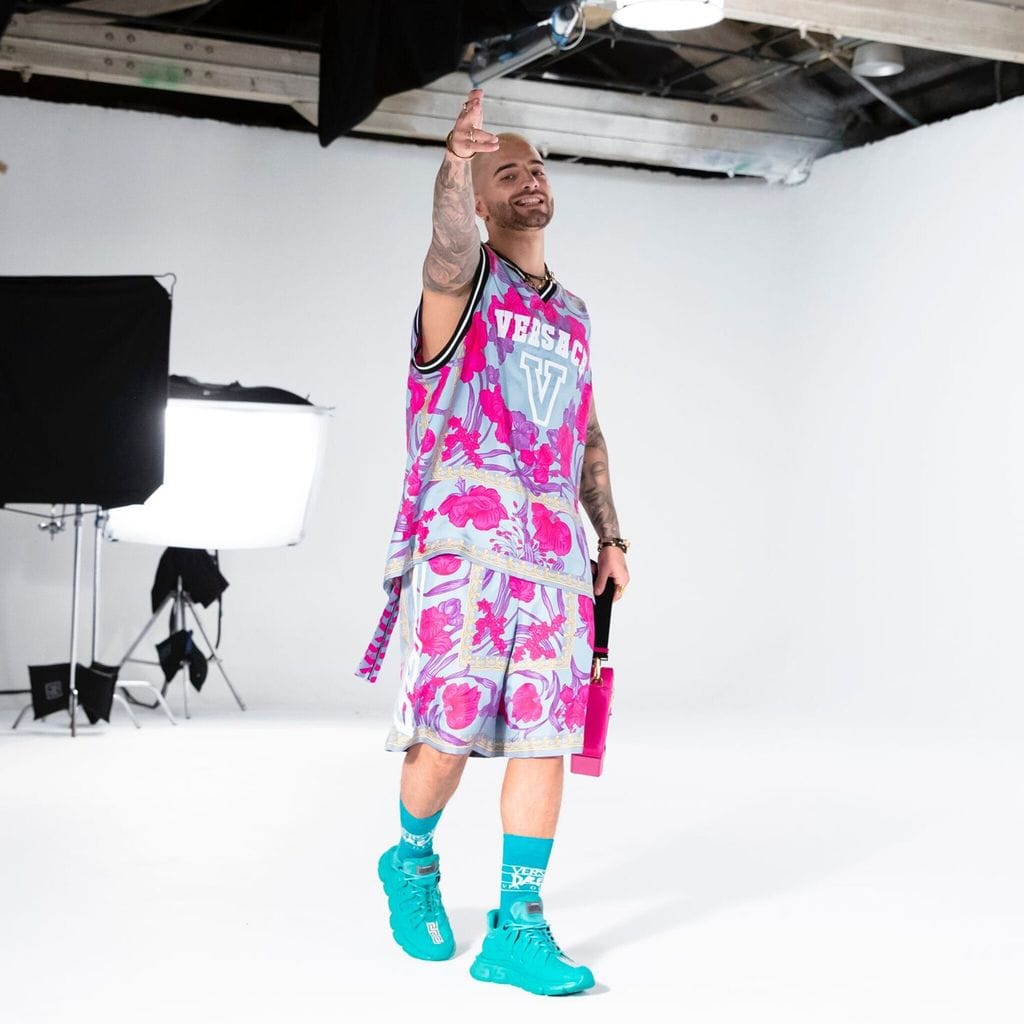 maluma x versace