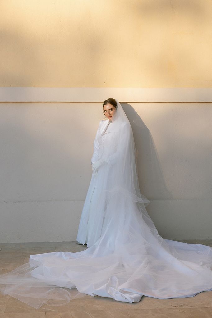 Vestido de novia de Lorenzo Caprile de invierno