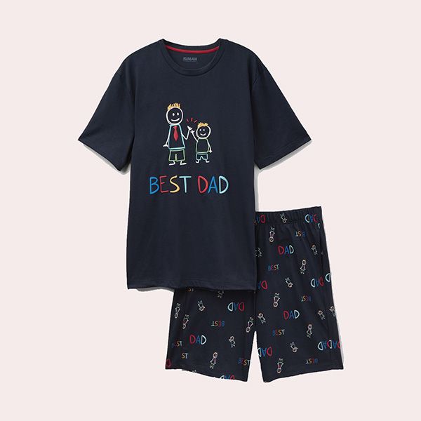 Pijama Corto de Algodón Best Dad Intimissimi