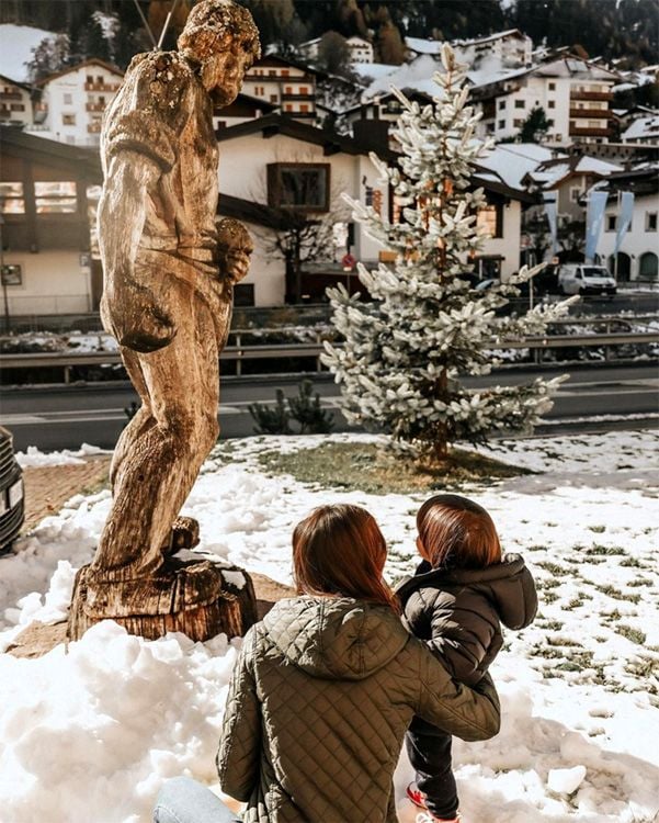 Ana Boyer y su hijo Miguel